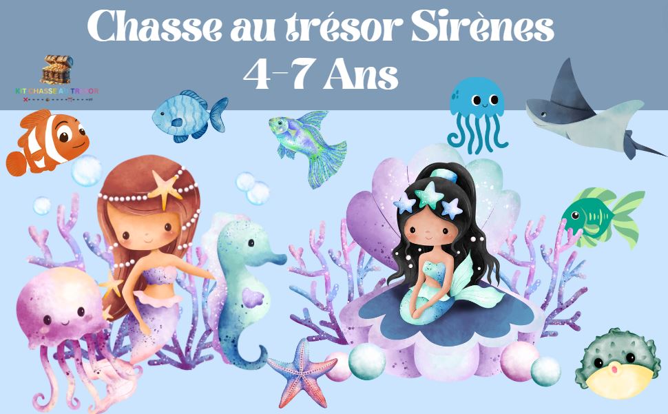 Anniversaire Theme Sirene – Chasse au Trésor