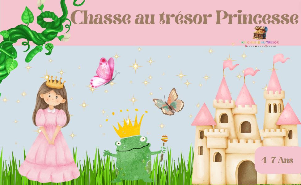 Une chasse au trésor princesse : L'anniversaire magique de votre petite fille