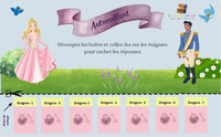 Chasse au trésor Princesse à imprimer 4-7 Ans-Kit Chasse au Trésor