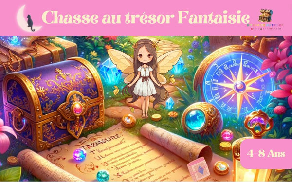 Chasse au trésor Fantaisie à imprimer 5-8 ans-Kit Chasse au Trésor