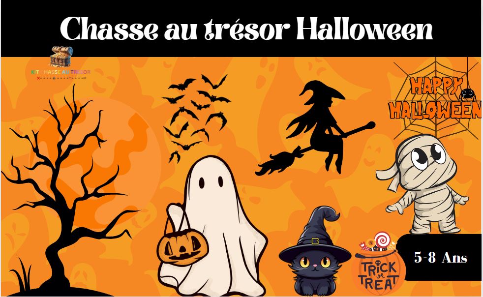 Chasse Au Trésor Halloween Gratuite à Imprimer Pdf Chasse au trésor Halloween à imprimer 5-7 ans-Kit Chasse au Trésor