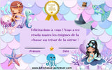 Chasse au trésor Sirènes à imprimer 4-7 Ans
