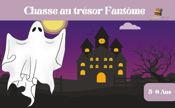 Chasse au trésor Fantôme à imprimer 5-8 ans-Kit Chasse au Trésor