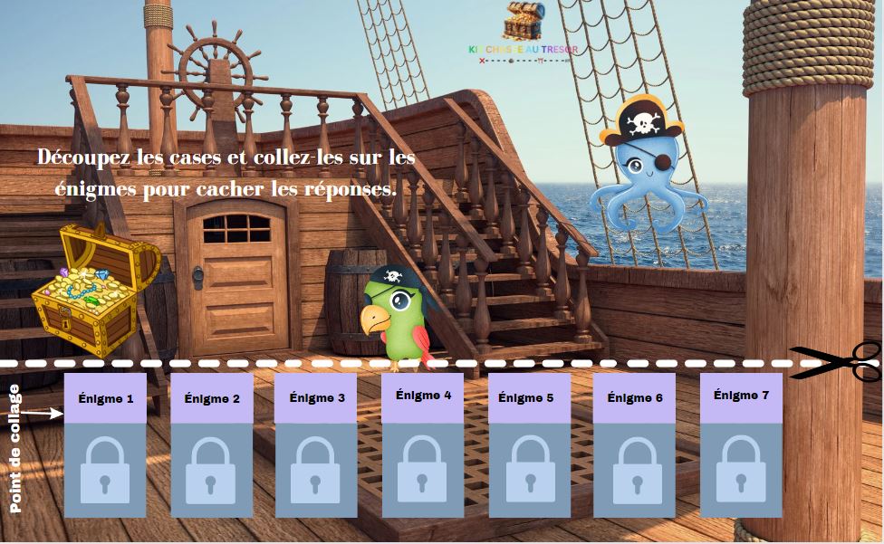 Chasse au trésor Pirate à imprimer 47 ansKit Chasse au Trésor — free download