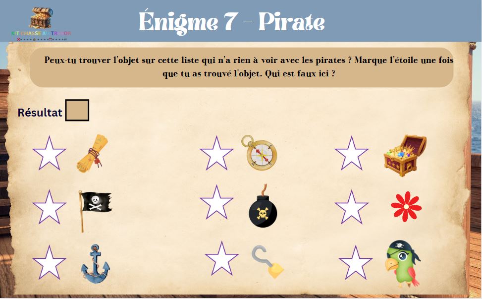 Chasse au trésor Pirate à imprimer 47 ansKit Chasse au Trésor — free download