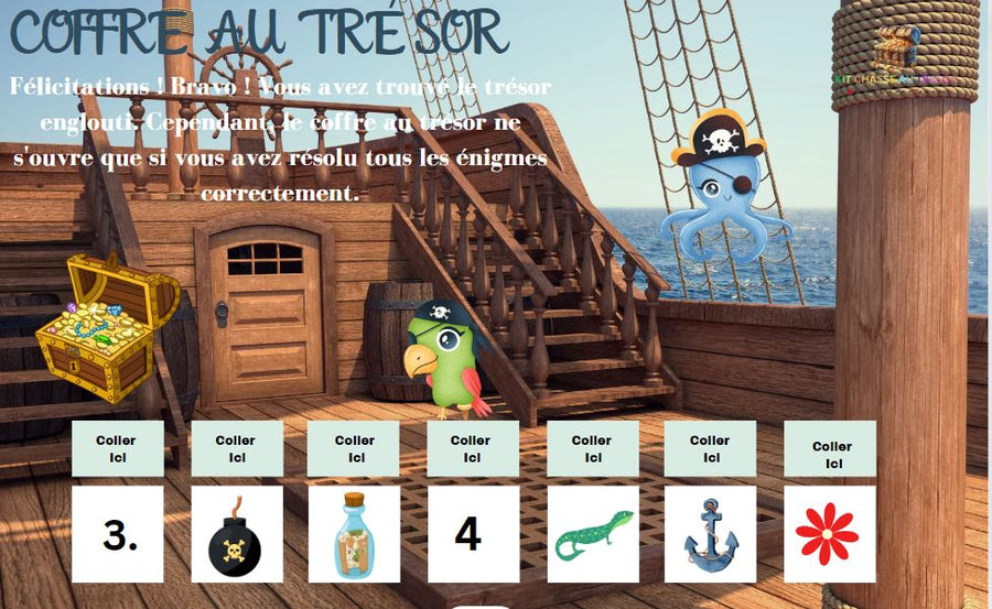 Chasse au trésor Pirate à imprimer 47 ansKit Chasse au Trésor — free download